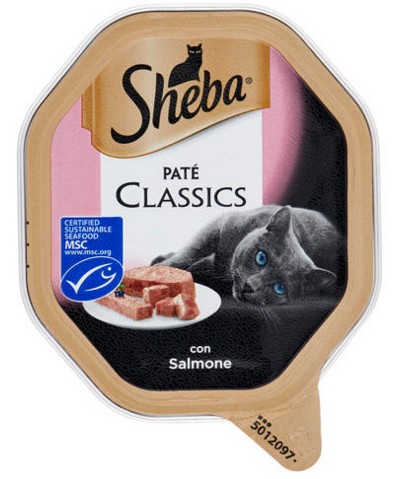 SHEBA PATE CLASSICS CON SALMONE 85 G