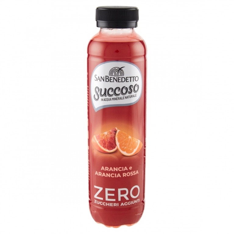 SAN BENEDETTO SUCCOSO ZERO ARANCIA E ARANCIA ROSSA 0,40 L