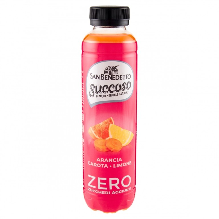SAN BENEDETTO SUCCOSO ZERO ARANCIA CAROTA LIMONE 0,40 L