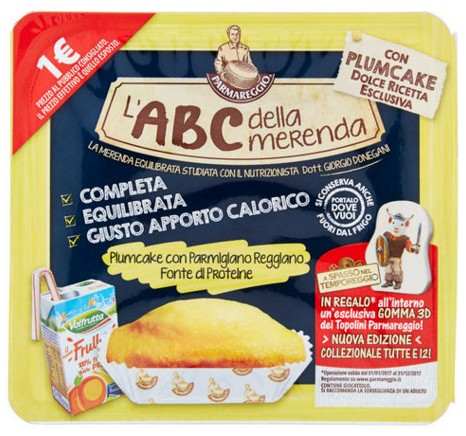 PARMAREGGIO L'ABC DELLA MERENDA PLUMCAKE CON PARMIGIANO REGGIANO