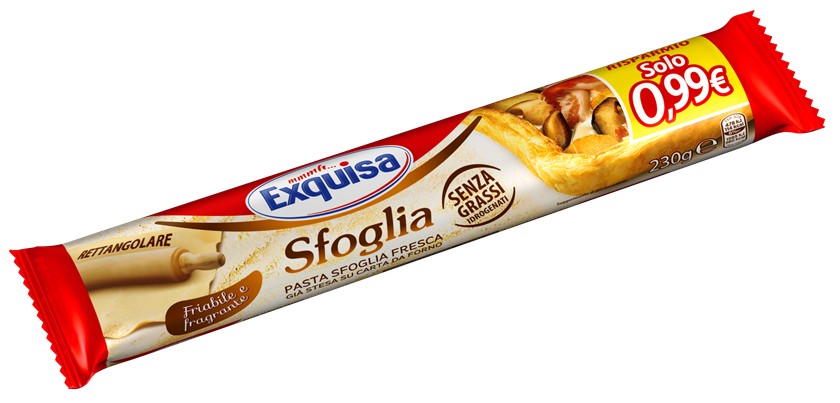 EXQUISA MULINO BERTOTTI PASTA FRESCA SFOGLIA 230 G