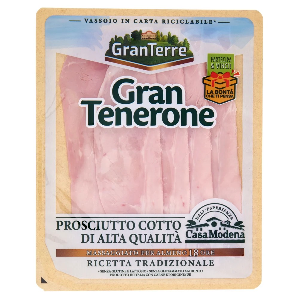 CASA MODENA GRAN TENERONE PROSCIUTTO COTTO DI ALTA QUALITA 110 G