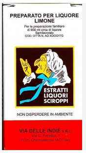 PREPARATO LIQUORE INDIE LIMONE