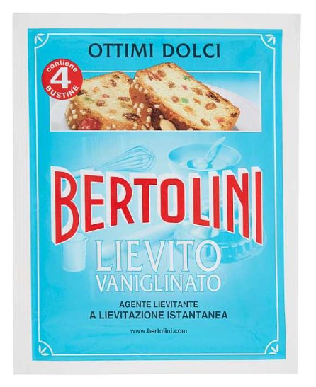 BERTOLINI LIEVITO VANIGLINATO 4 X 16 G