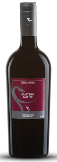 VINO ROSSO SERRACAVALLO QUATTRO LUSTRI DOP TERRE DI COSENZA COLLINE CRATI MAGLIOCCO 2020 CL.75