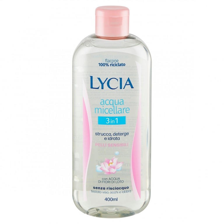 LYCIA ACQUA MICELLARE EXTRA DELICATA PER PELLI SENSIBILI 400 ML