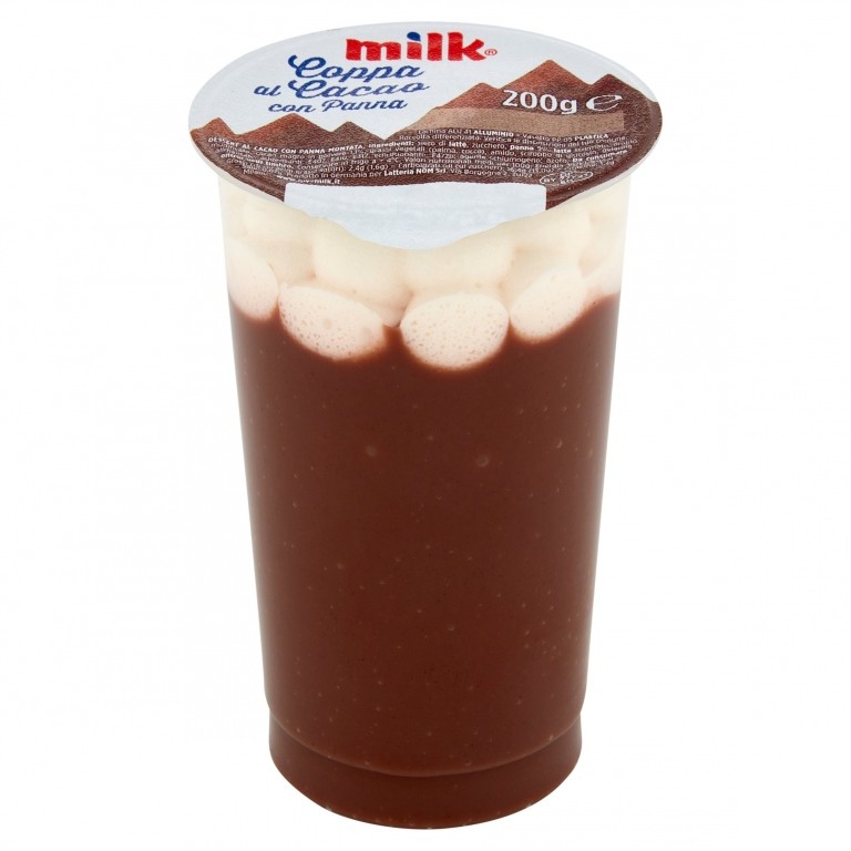 MILK COPPA AL CACAO CON PANNA 200 G