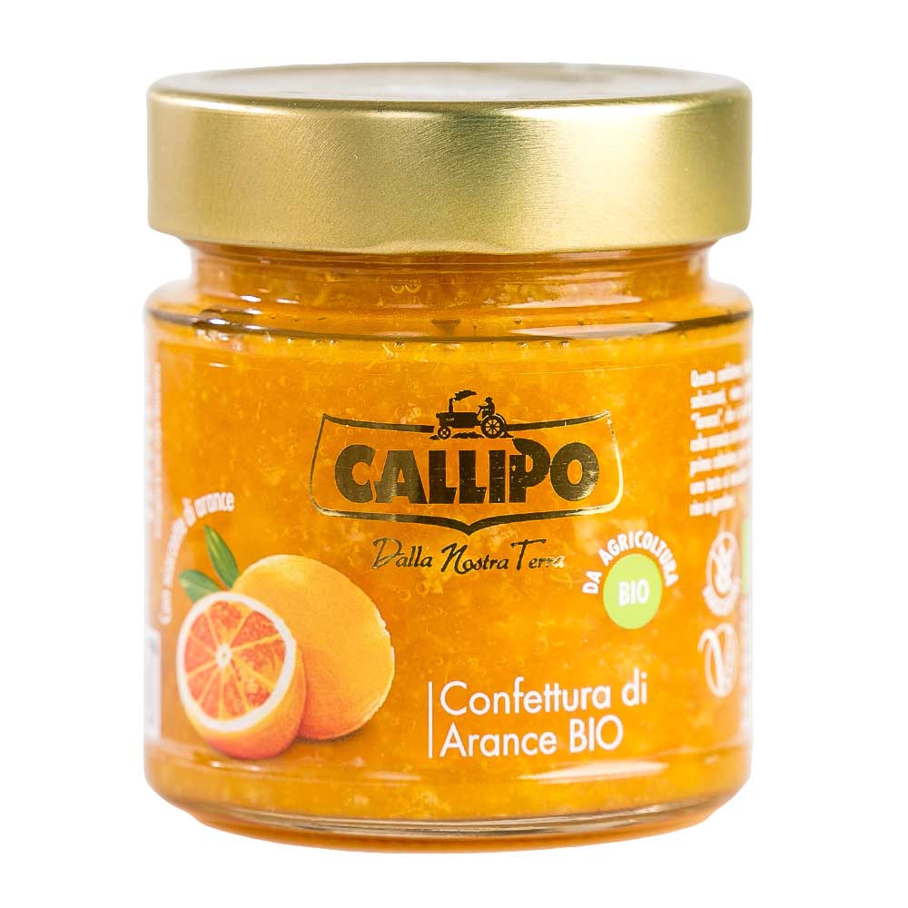 CALLIPO CONFETTURA DI ARANCE BIO 300 G