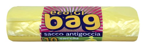 SACC.NETT.DIFF.GIPACK 70X110 10PZ GIALLO