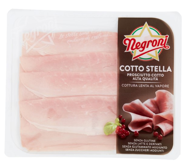NEGRONI COTTO STELLA PROSCIUTTO COTTO ALTA QUALITA 110 G