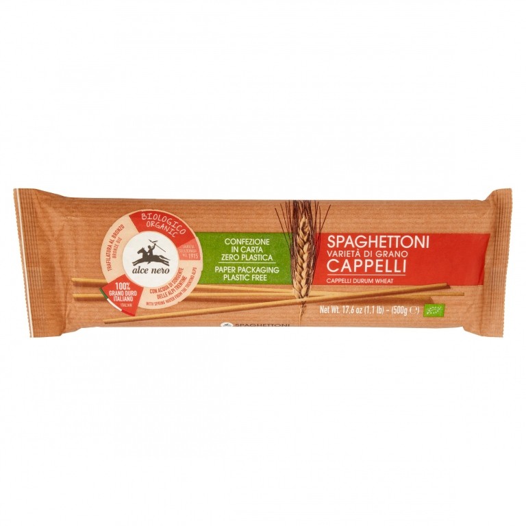 PASTA BIO SPAGHETTONI SEN.CAPPELLI ALCE NERO GR500