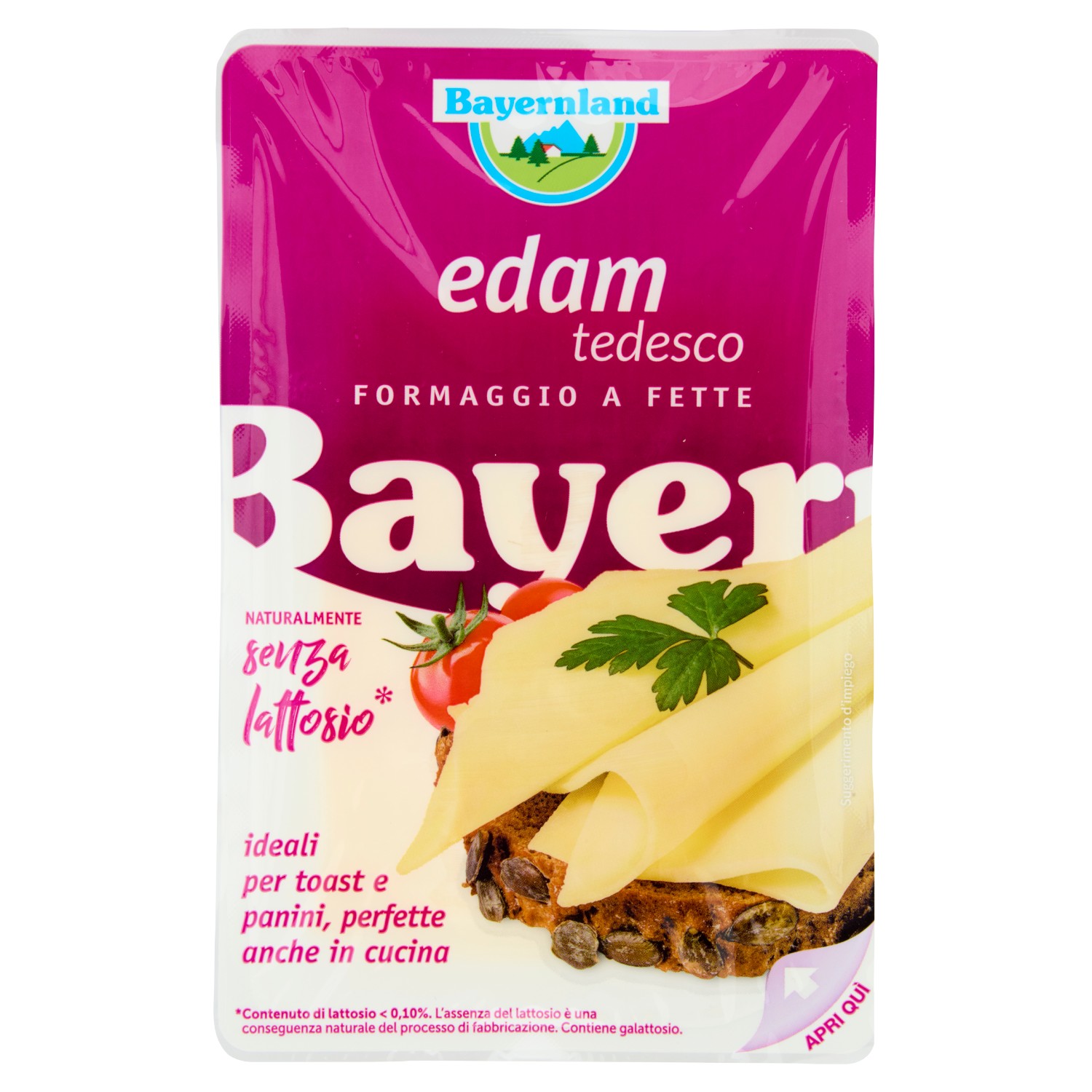 BAYERNLAND EDAM TEDESCO FORMAGGIO A FETTE 100 G