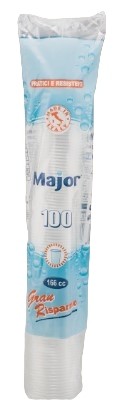 BICCHIERI MAJOR CC.166 TRASPARENTE