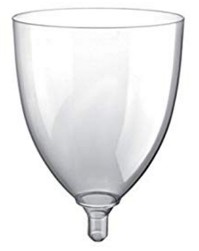 CALICE VINO MAXI' TRASPARENTE SENZA GAMBO PZ.20