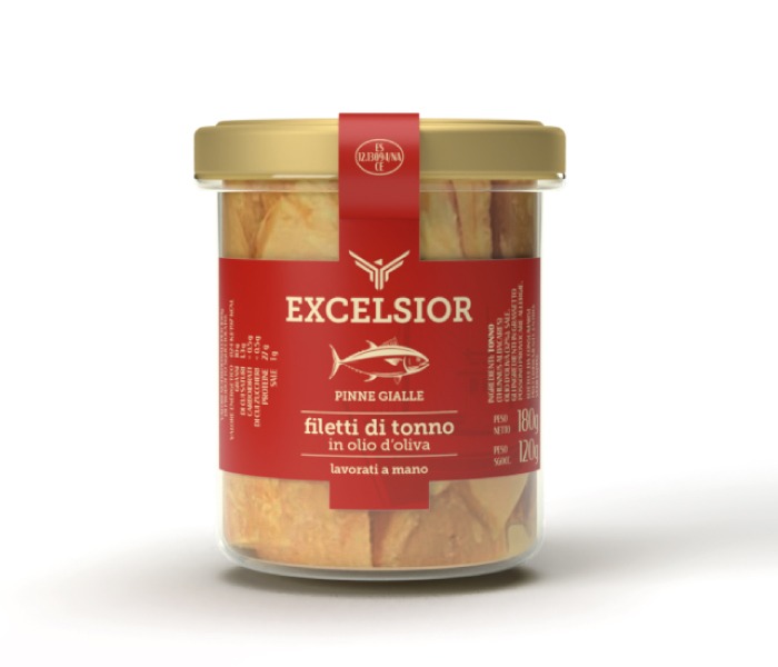 TONNO FIL.O.O.VASO EXCELSIOR GR.180