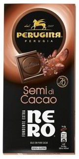 PERUGINA NERO FONDENTE EXTRA SEMI DI CACAO TAVOLETTA DI CIOCCOLATO FONDENTE CON SEMI DI CACAO 85G