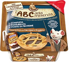 PARMAREGGIO L'ABC DELLA MERENDA CROSTATINA AL CACAO CON PARMIGIANO REGGIANO