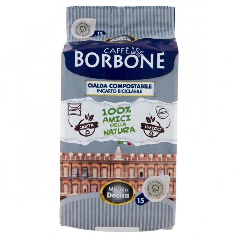 CAFFE' BORBONE CIALDA DECISA NERA X15PZ