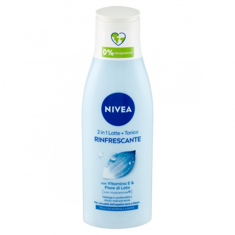 NIVEA 2 IN 1 LATTE + TONICO RINFRESCANTE 200 ML
