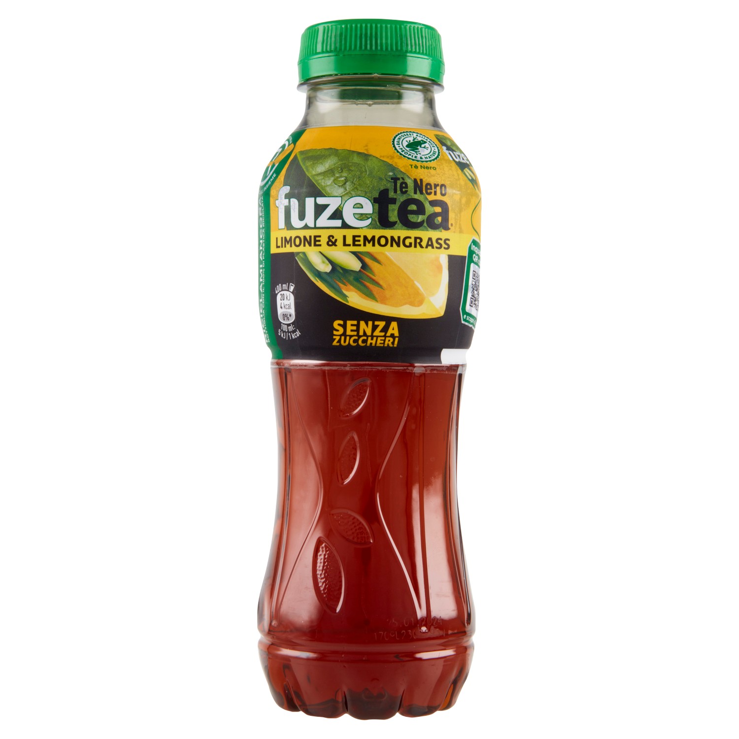 FUZETEA, TE SENZA ZUCCHERI AL LIMONE CON NOTA DI LEMONGRASS 400ML X 12 (PET)