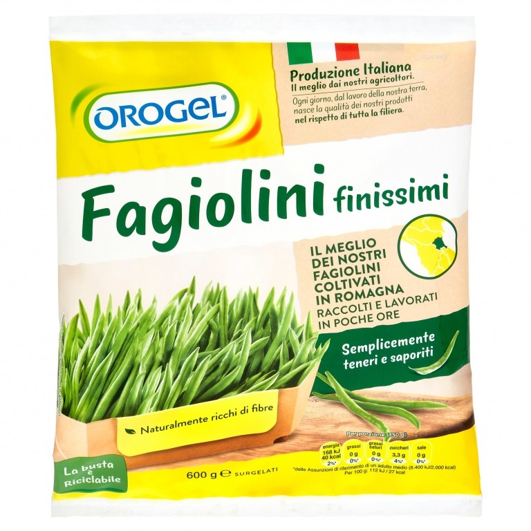 OROGEL FAGIOLINO VALENTINO SURGELATI 600 G