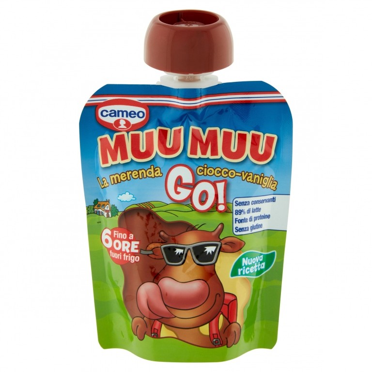 CAMEO MUU MUU GO! BUDINO CIOCCO-VANIGLIA 80 G