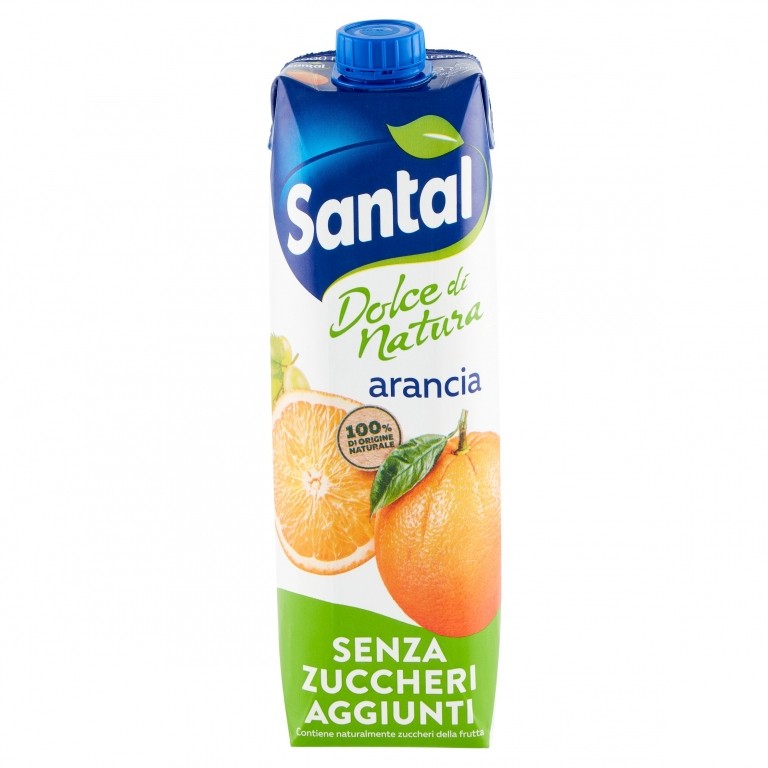 SANTAL DOLCE DI NATURA ARANCIA SENZA ZUCCHERI AGGIUNTI 1000 ML