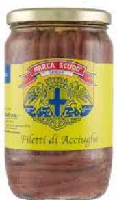 FILETTI ACCIUGHE SCUDO KG.1,5