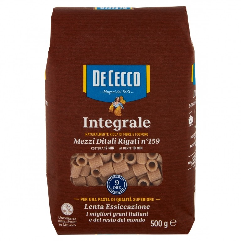 PASTA DE CECCO INTEGR.MEZZI DITALI RIG.GR500      