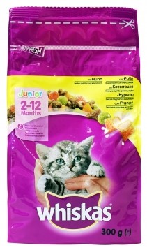 WHISKAS CROCC.ADULT 1+C/MANZO GR.300
