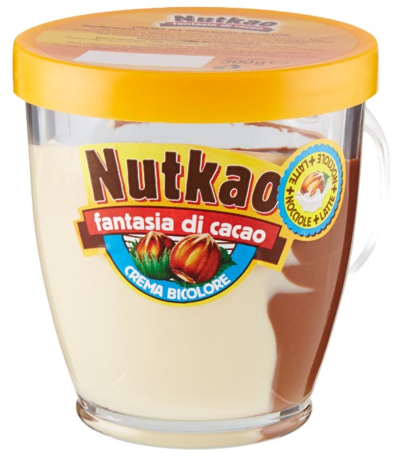NUTKAO FANTASIA DI CACAO CREMA BICOLORE TAZZA 300 G