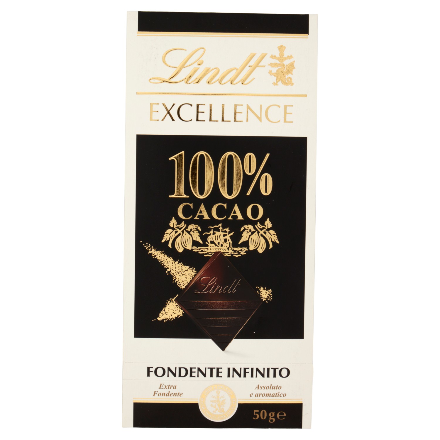LINDT TAV.EXCELLENCE 100% CACAO GR50