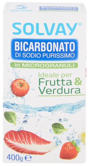 SOLVAY BICARBONATO DI SODIO PURISSIMO IN MICROGRANULI 400 G