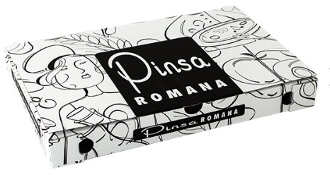 CONTENITORE PINSA ROMANA 36X23X4 PZ.100
