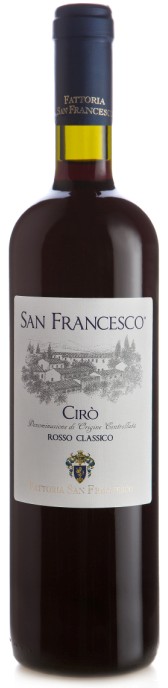 VINO CIRO DOC T.SAN FRANCESCO ROSSO CL.75