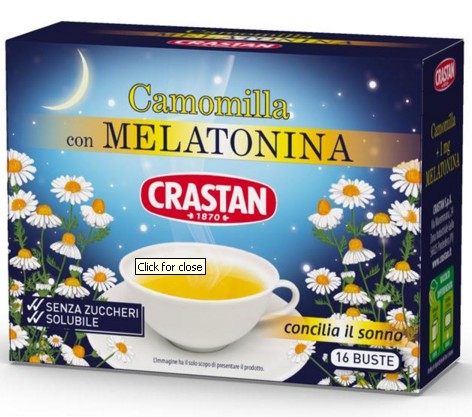 CAMOMILLA MELATONINA CRASTAN SOLUB.16F            