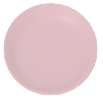 PIATTO PIANO PP MINERAL PASTEL ROSE 208MM PZ6