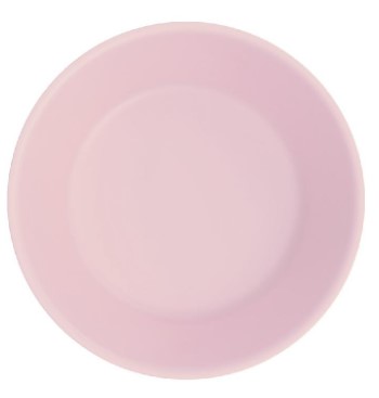 PIATTO FONDO PP MINERAL PASTEL ROSE 178MM PZ6