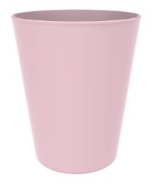 BICCHIERE CONICO PP PASTEL ROSE 330CC PZ6