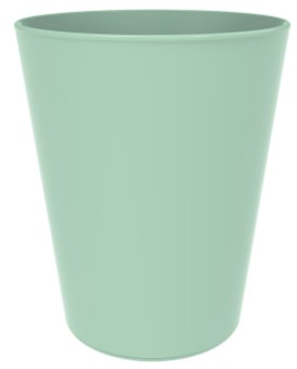BICCHIERE CONICO PP PASTEL GREEN 330CC PZ6