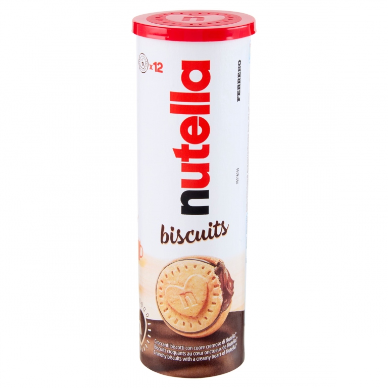 FERRERO NUTELLA BISCUITS TUBO T.12                