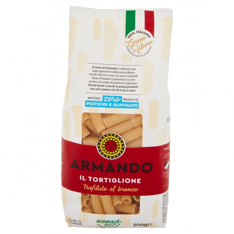 PASTA ARMANDO IL TORTIGLIONE TRAFILATO AL BRONZO GR.500