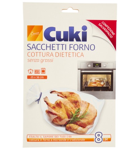 CUKI SACCHETTI COTTURA DIETETICA - CM 25X38