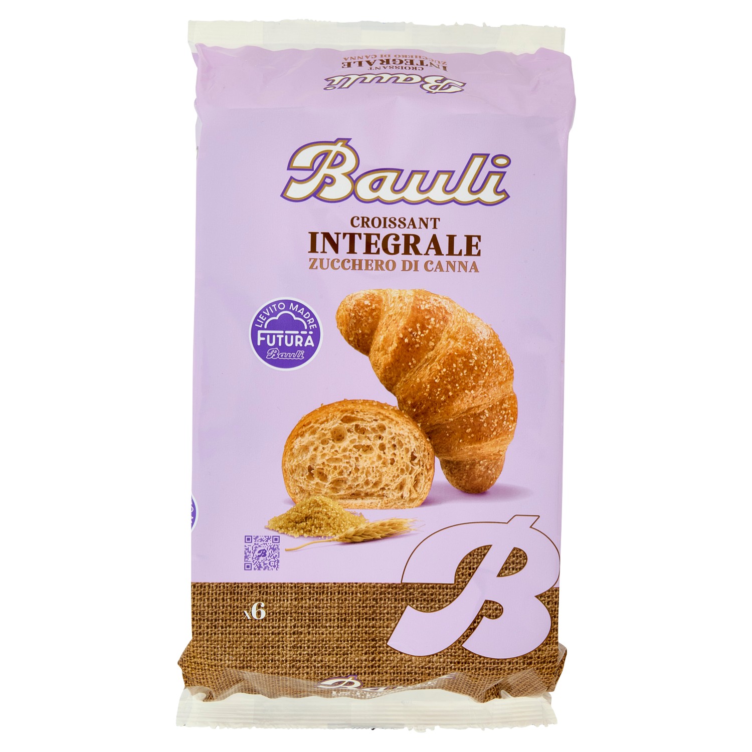 BAULI CROISSANT BUON ESSERE INTEGRALE GR.37X6