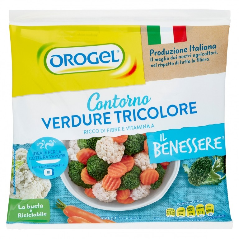 CONTORNO TRICOLORE OROGEL GR.450