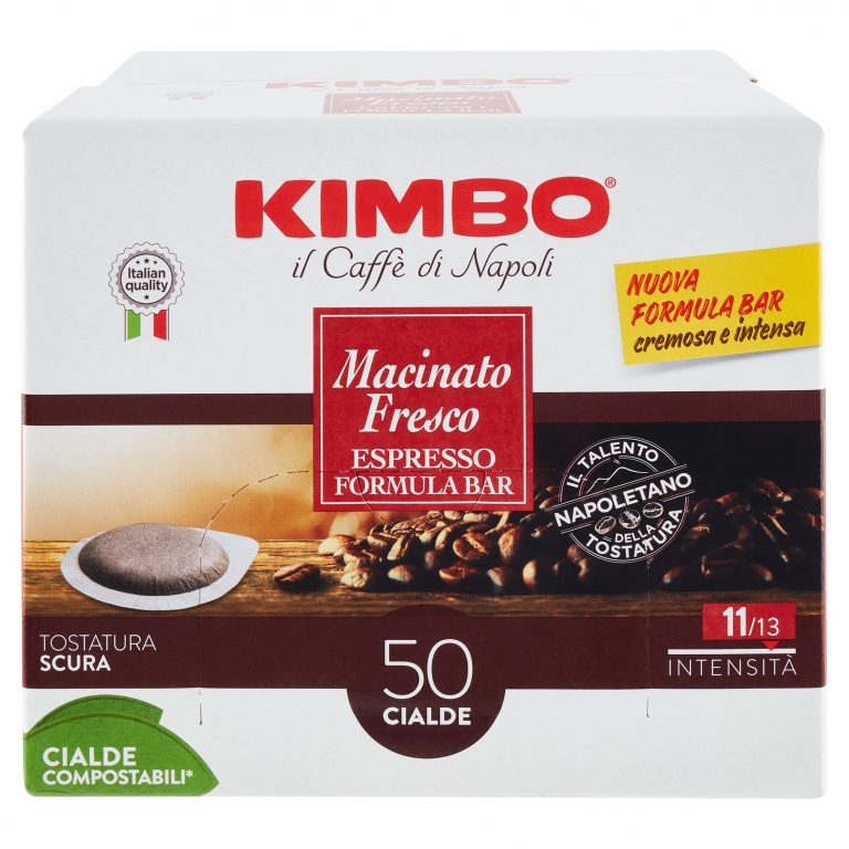 KIMBO MACINATO FRESCO 50 CIALDE COMPOSTABILI*