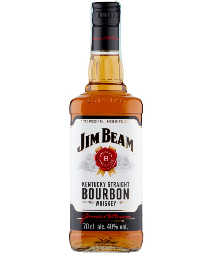 WHISKY JIM BEAM CL.70+BICCHIERE