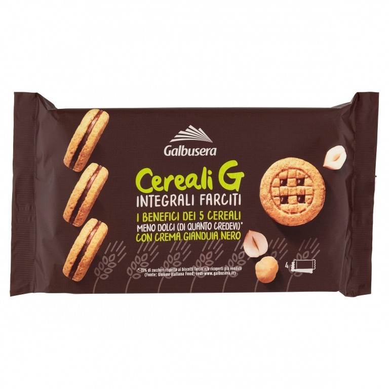 BISC.GALBUSERA CEREALI G INTEGRALI FARCITI GR.160 