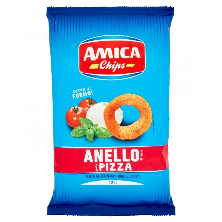 AMICA SNACK ANELLI PIZZA 125 G