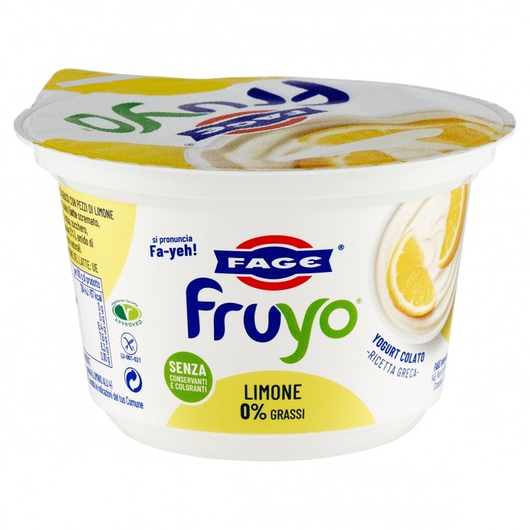 FAGE FRUYO LIMONE 0% GRASSI 150 G